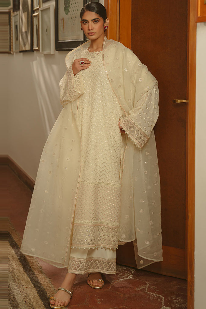 Cross Stitch | Luxe Atelier 25 | GENTEL GLAZE M Ivory Chiffon