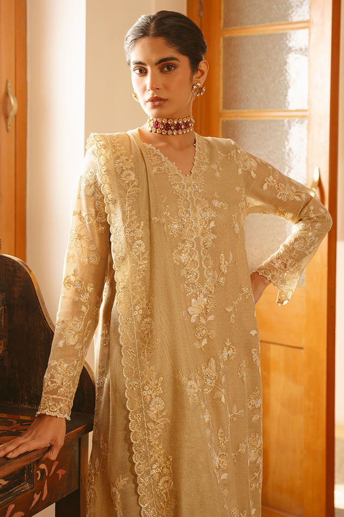 Cross Stitch | Luxe Atelier 25 | GOLDEN AURA M Beige Tissue