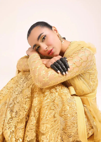 Tena Durrani | Amelie Luxe Formals | Sunflower - Pakistani Designer Dress - by Tena Durrani | Type: Formal - 100% Original at Saira Sultan