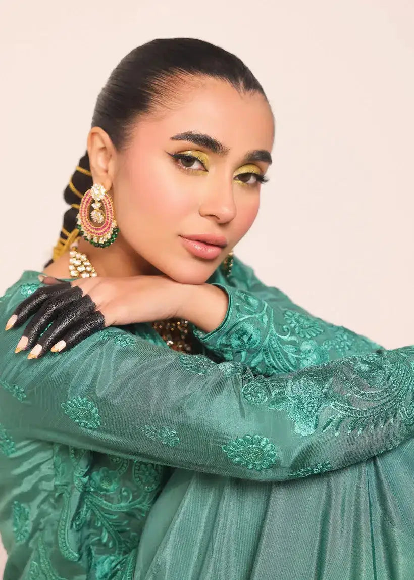Tena Durrani | Amelie Luxe Formals | Jade - Pakistani Designer Dress - by Tena Durrani | Type: Formal - 100% Original at Saira Sultan