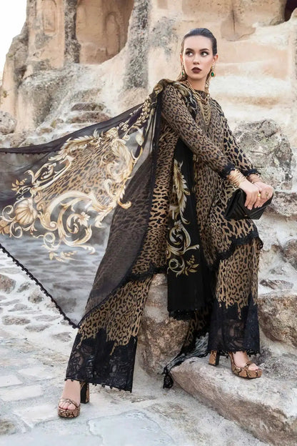Maria B | M Prints Winter 23 | MPT-2010-A - Pakistani Designer Dress - by Maria B | Type: Luxury - 100% Original at Saira Sultan