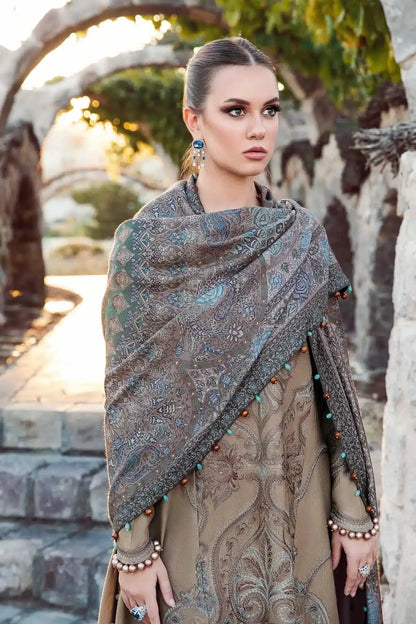 Maria B | M Prints Winter 23 | MPT-2003-A - Pakistani Designer Dress - by Maria B | Type: Luxury - 100% Original at Saira Sultan