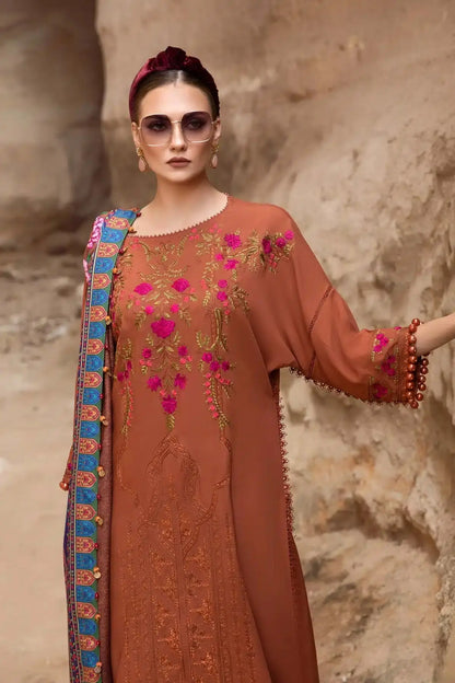 Maria B | M Prints Winter 23 | MPT-2004-A - Pakistani Designer Dress - by Maria B | Type: Luxury - 100% Original at Saira Sultan