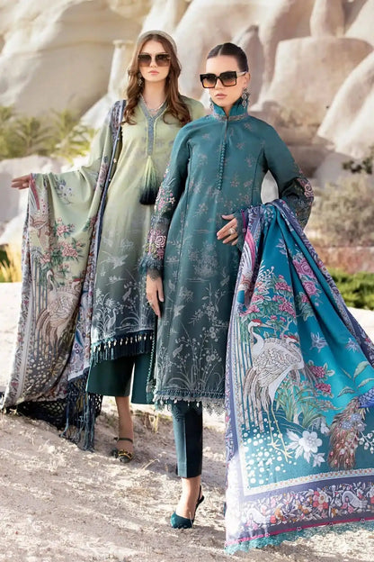 Maria B | M Prints Winter 23 | MPT-2007-B - Pakistani Designer Dress - by Maria B | Type: Luxury - 100% Original at Saira Sultan
