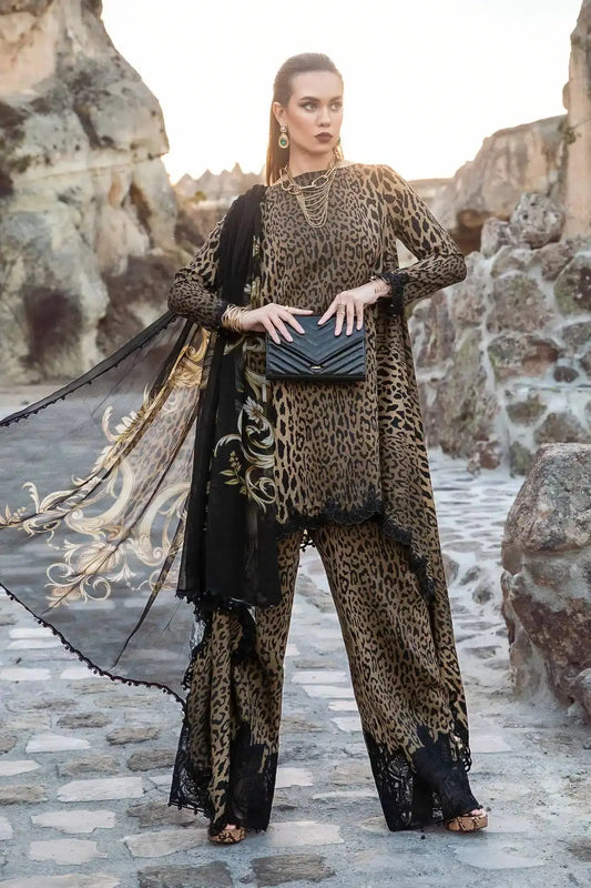 Maria B | M Prints Winter 23 | MPT-2010-A - Pakistani Designer Dress - by Maria B | Type: Luxury - 100% Original at Saira Sultan
