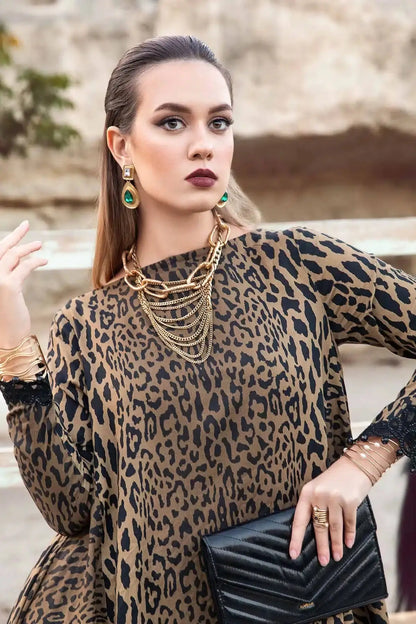 Maria B | M Prints Winter 23 | MPT-2010-A - Pakistani Designer Dress - by Maria B | Type: Luxury - 100% Original at Saira Sultan