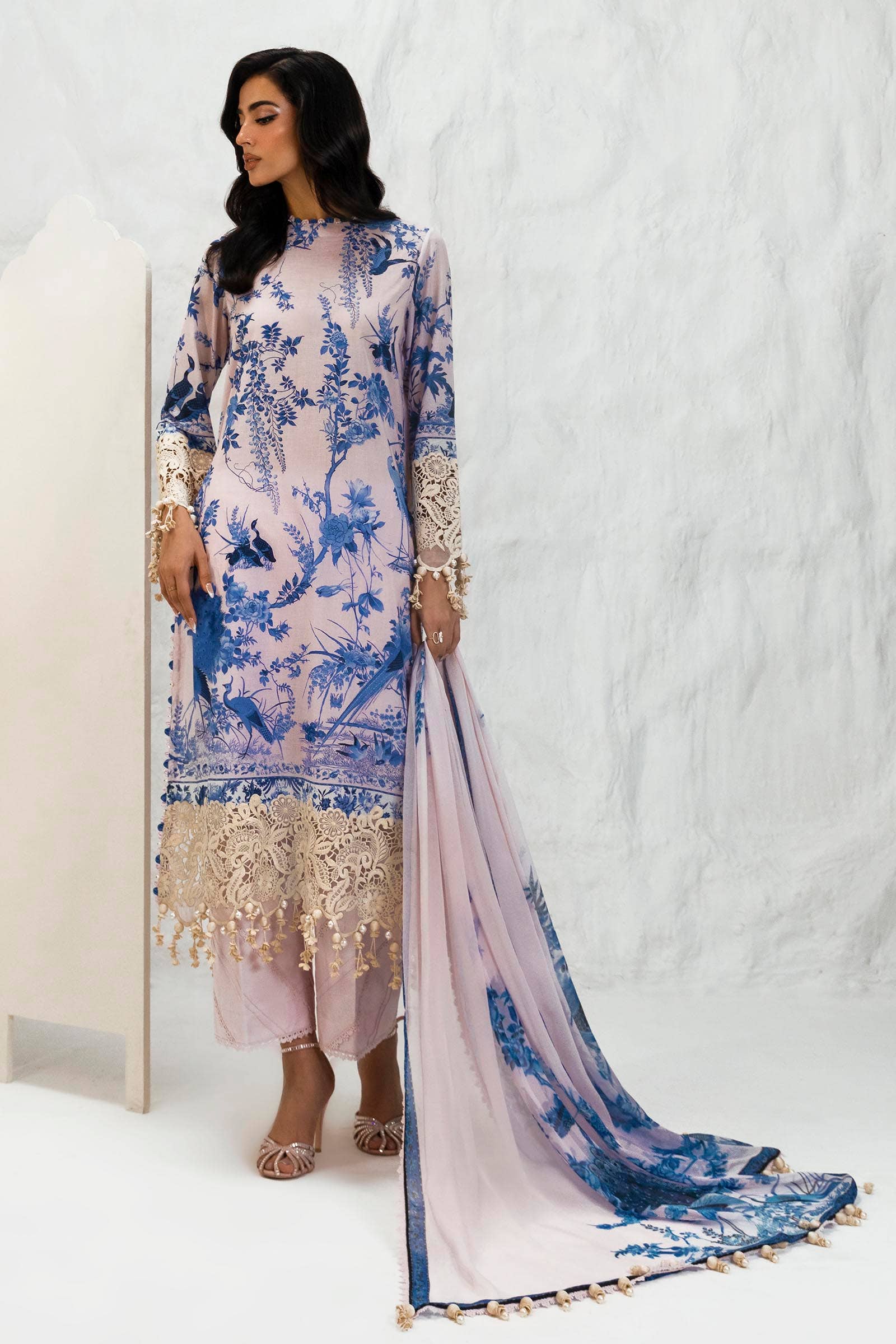 Sana Safinaz | Muzlin Summer 24 | 004B-CI - Pakistani Designer Dress - by Sana Safinaz | Type: Luxury - 100% Original at Saira Sultan