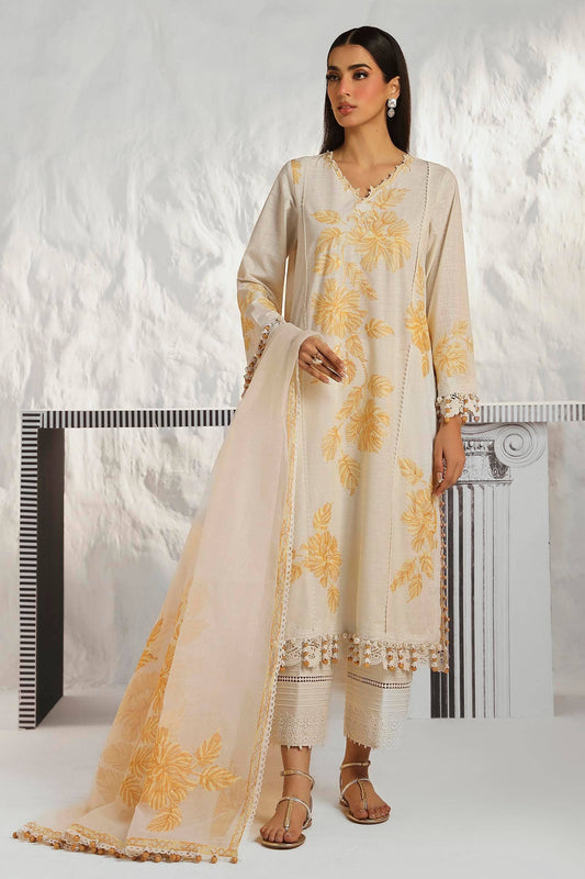 Sana Safinaz | Muzlin Summer 24 | 011B-CT - Pakistani Designer Dress - by Sana Safinaz | Type: Luxury - 100% Original at Saira Sultan