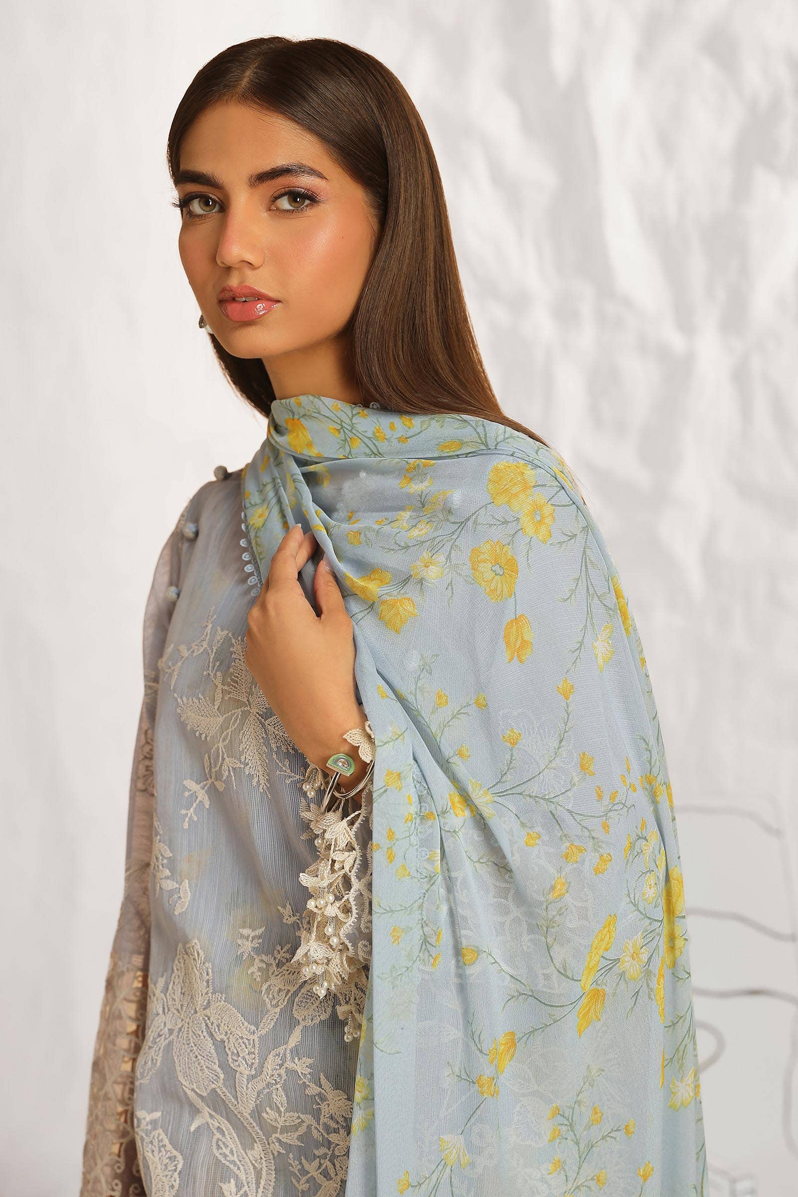 Sana Safinaz | Muzlin Summer 24 | 016A-CJ - Pakistani Designer Dress - by Sana Safinaz | Type: Luxury - 100% Original at Saira Sultan