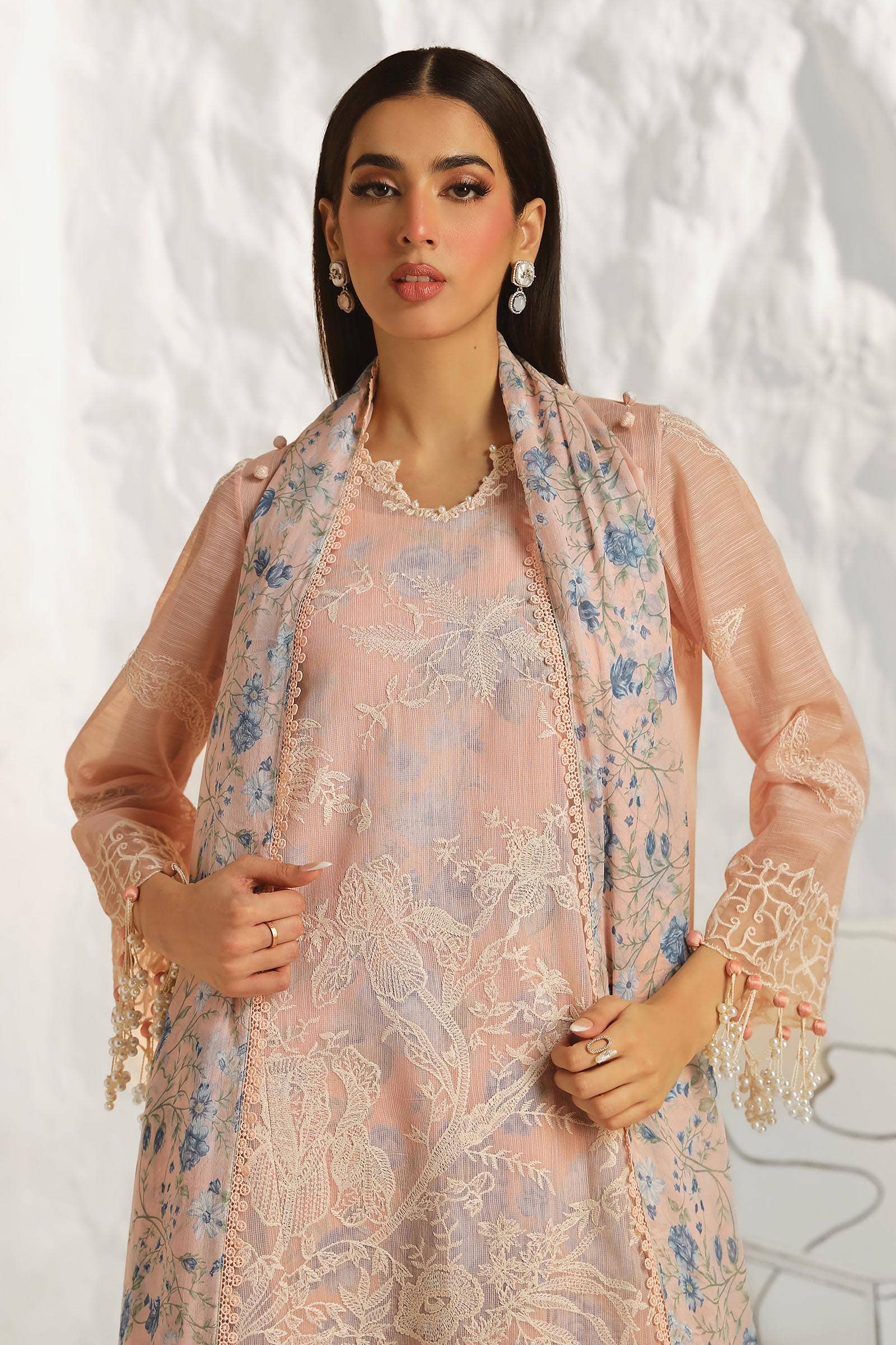 Sana Safinaz | Muzlin Summer 24 | 016B-CJ - Pakistani Designer Dress - by Sana Safinaz | Type: Luxury - 100% Original at Saira Sultan
