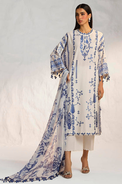 Sana Safinaz | Muzlin Summer 24 | 017A-CJ - Pakistani Designer Dress - by Sana Safinaz | Type: Luxury - 100% Original at Saira Sultan