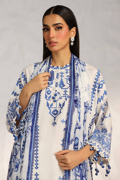 Sana Safinaz | Muzlin Summer 24 | 017A-CJ - Pakistani Designer Dress - by Sana Safinaz | Type: Luxury - 100% Original at Saira Sultan