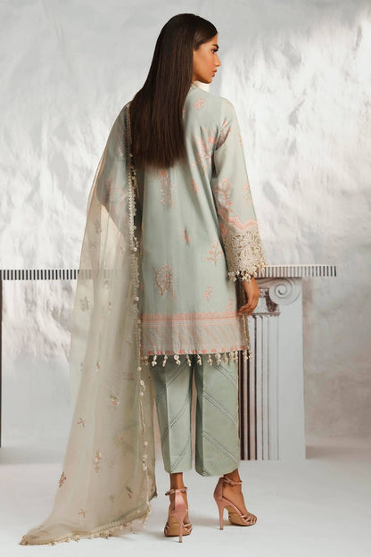 Sana Safinaz | Muzlin Summer 24 | 018A-CV - Pakistani Designer Dress - by Sana Safinaz | Type: Luxury - 100% Original at Saira Sultan