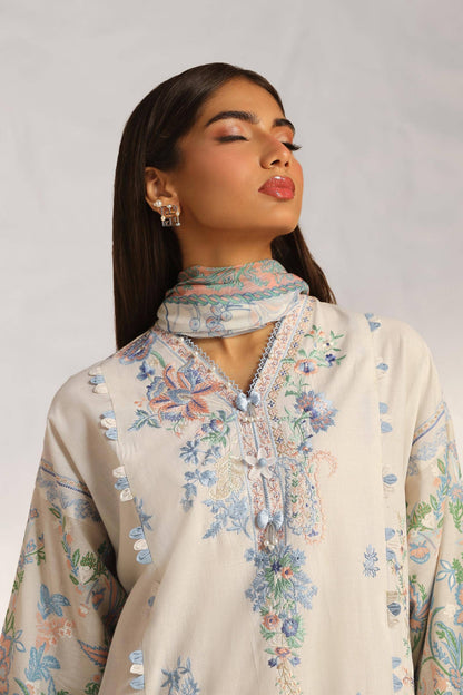Sana Safinaz | Muzlin Summer 24 | 019A-CJ - Pakistani Designer Dress - by Sana Safinaz | Type: Luxury - 100% Original at Saira Sultan