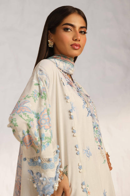 Sana Safinaz | Muzlin Summer 24 | 019A-CJ - Pakistani Designer Dress - by Sana Safinaz | Type: Luxury - 100% Original at Saira Sultan