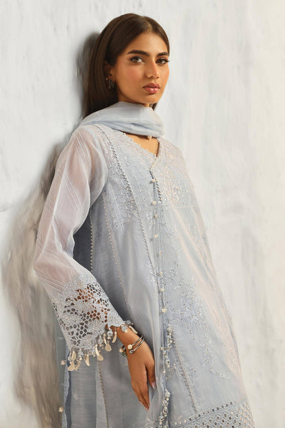 Sana Safinaz | Muzlin Summer 24 | 020A-CV - Pakistani Designer Dress - by Sana Safinaz | Type: Luxury - 100% Original at Saira Sultan