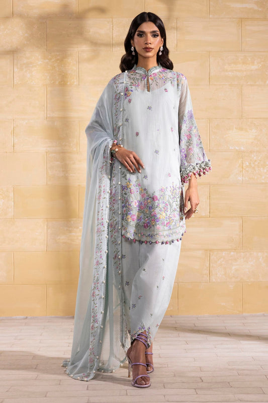 Sana Safinaz | Muzlin Spring 25 | M251-003B-3CJ XS Gray Lawn