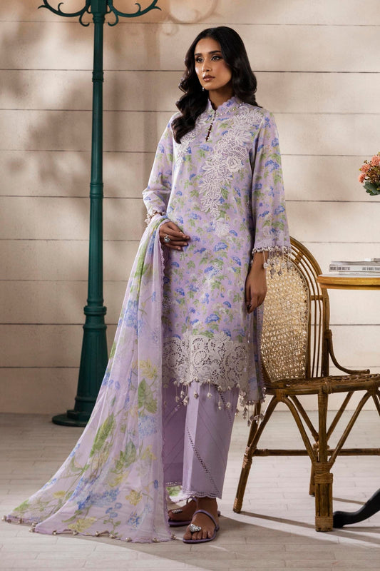 Sana Safinaz | Muzlin Spring 25 | M251-006A-3CI XS Lilac Lawn