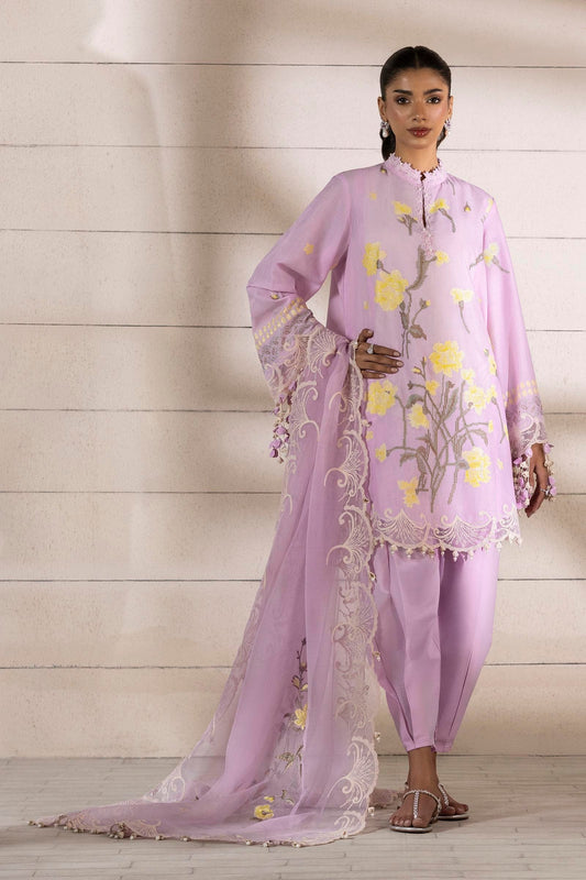 Sana Safinaz | Muzlin Spring 25 | M251-010B-3CS XS Lilac Lawn