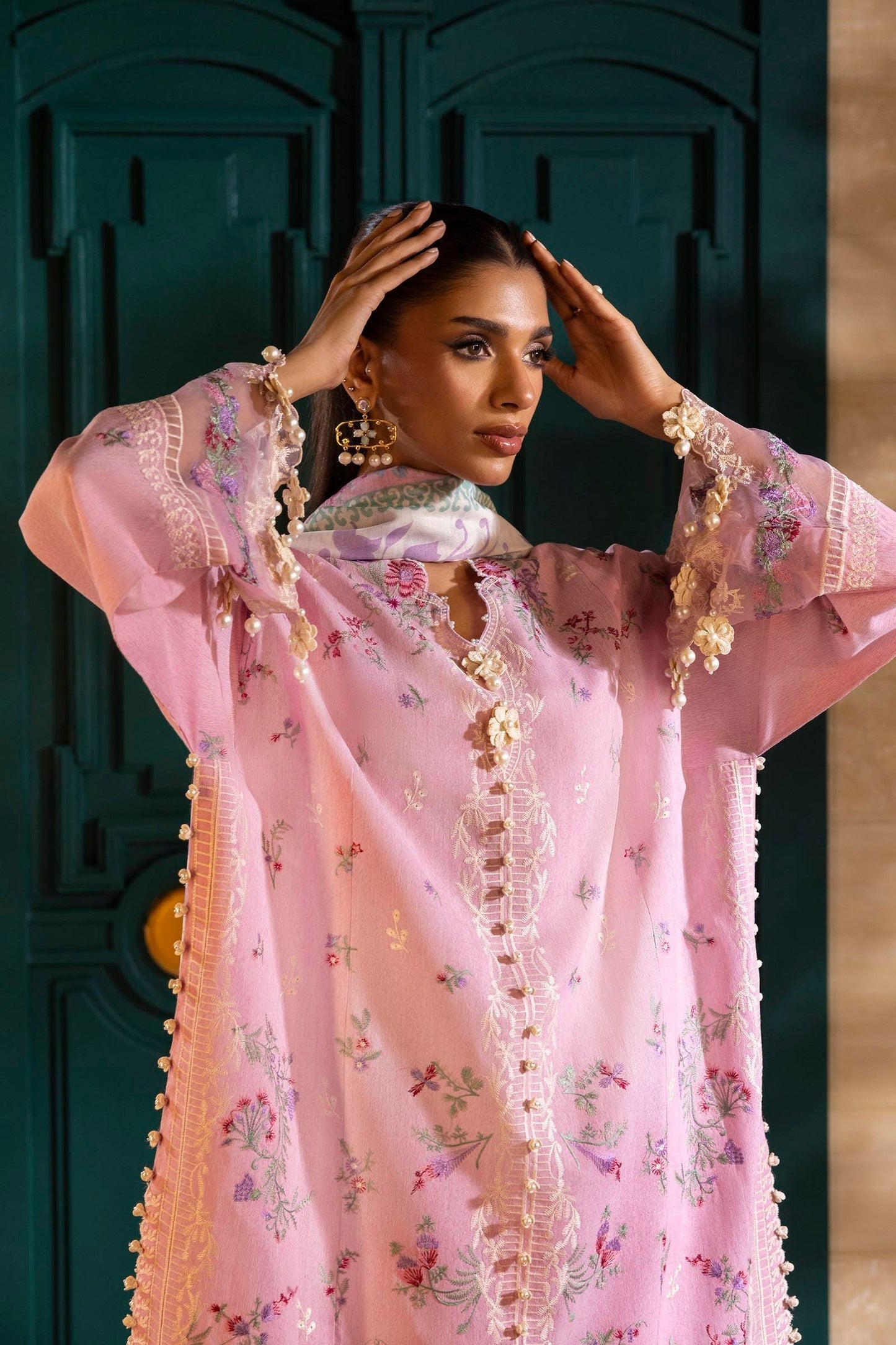 Sana Safinaz | Muzlin Spring 25 | M251-011A-3CV M Lilac Cambric