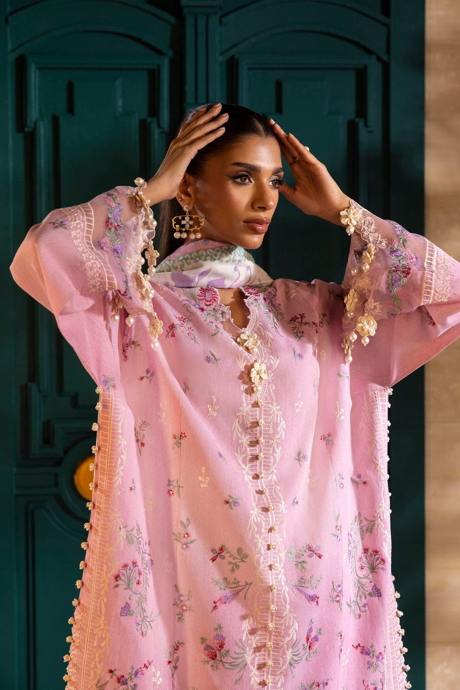 Sana Safinaz | Muzlin Spring 25 | M251-011A-3CV M Lilac Cambric