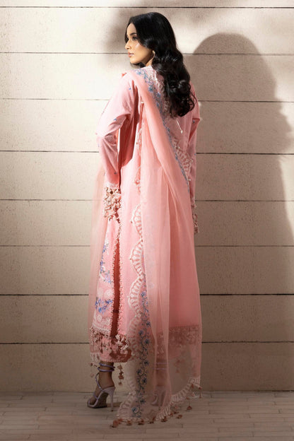 Sana Safinaz | Muzlin Spring 25 | M251-014B-3CT S Pink Lawn