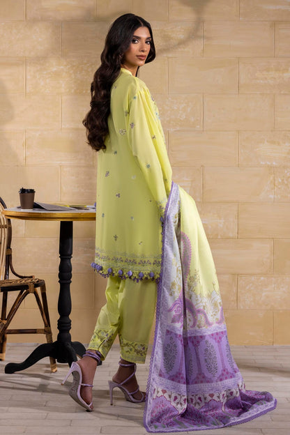 Sana Safinaz | Muzlin Spring 25 | M251-018B-3CT S Lime Lawn