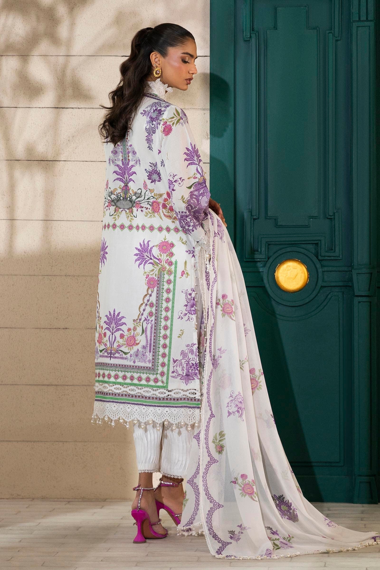 Sana Safinaz | Muzlin Spring 25 | M251-019A-3CS S White Lawn