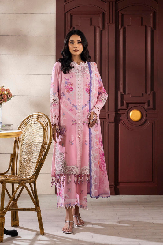 Sana Safinaz | Muzlin Spring 25 | M251-021A-3CI XS Pink Lawn