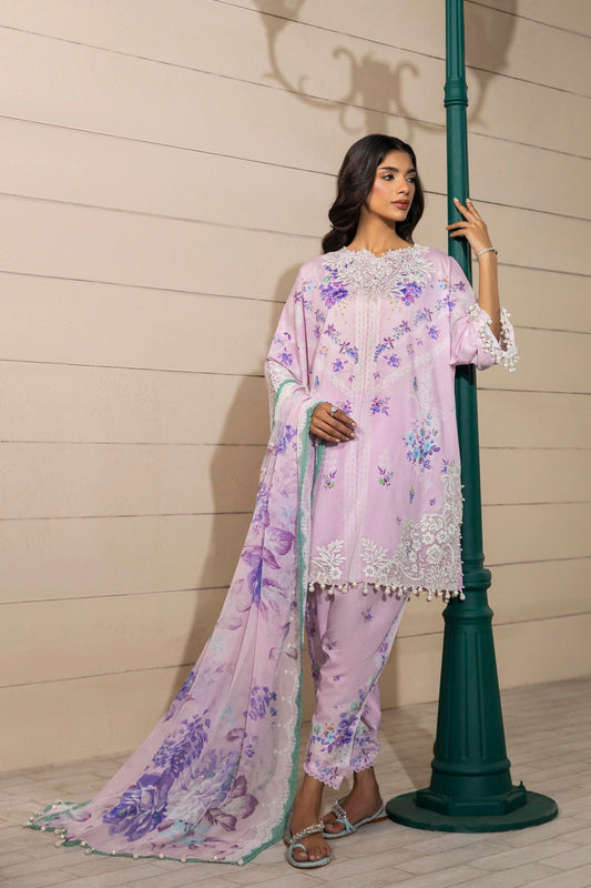 Sana Safinaz | Muzlin Spring 25 | M251-021B-3CI XS Lilac Lawn