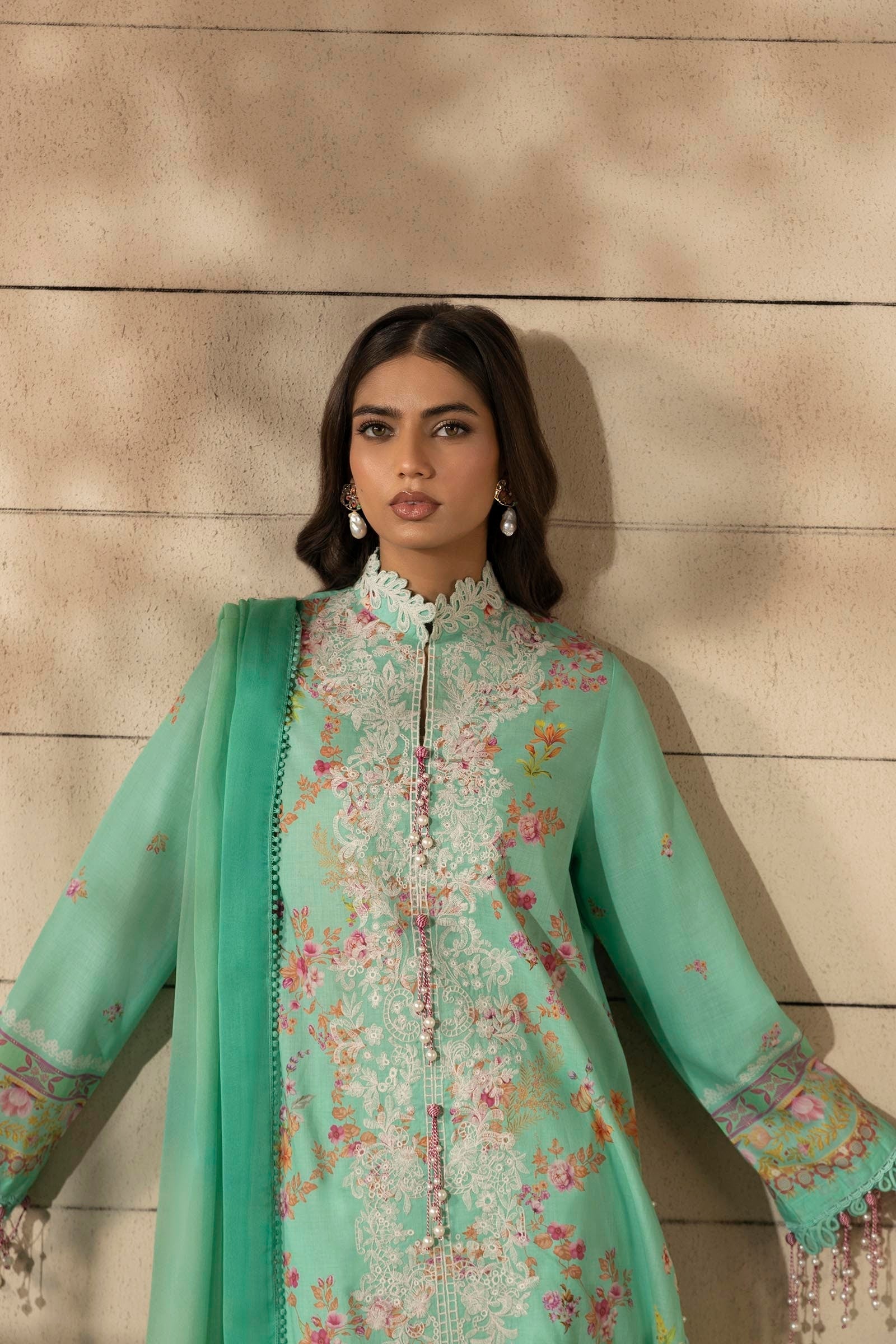 Sana Safinaz | Muzlin Spring 25 | M251-023B-3CI M Ferozi Lawn