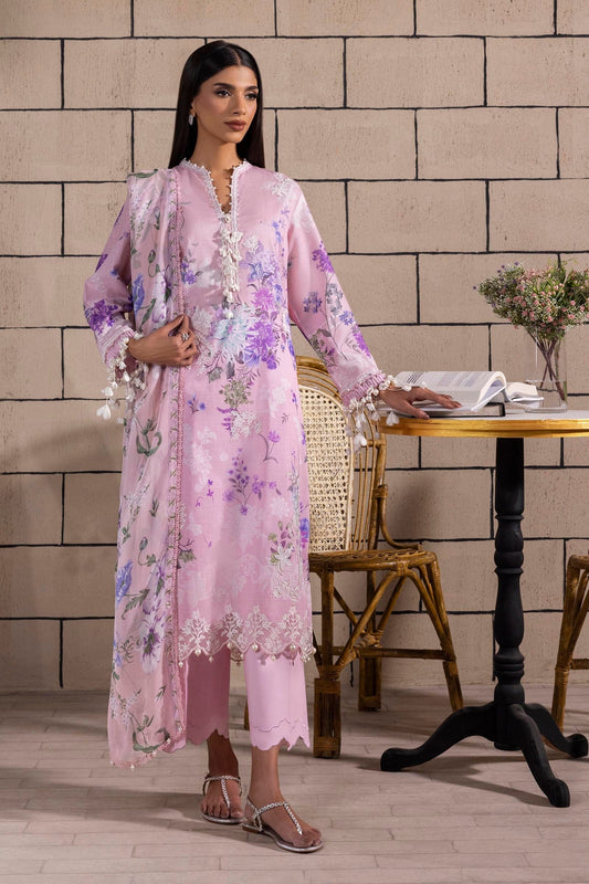 Sana Safinaz | Muzlin Spring 25 | M251-025A-3CJ XS Pink Lawn