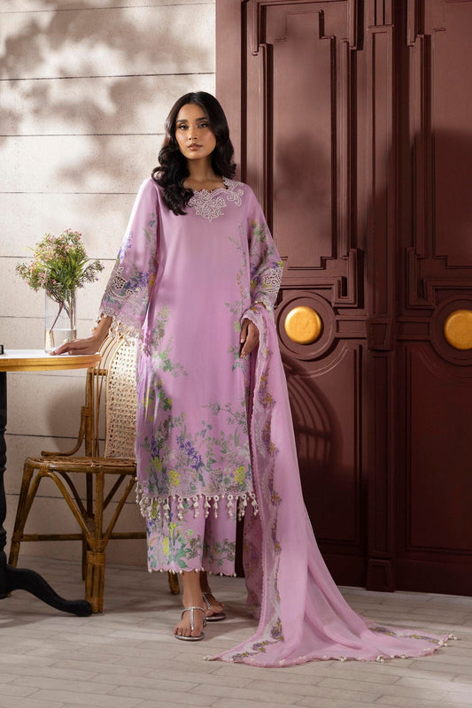 Sana Safinaz | Muzlin Spring 25 | M251-030B-3CI XS Lilac Lawn