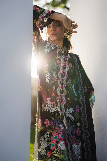 Sana Safinaz | Muzlin Summer 25 | 001A XL Black Lawn