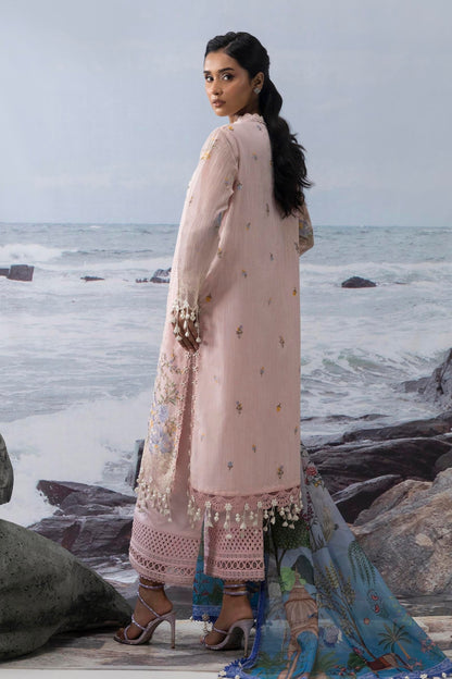 Sana Safinaz | Muzlin Summer 25 | 013B S Pale Pink Net