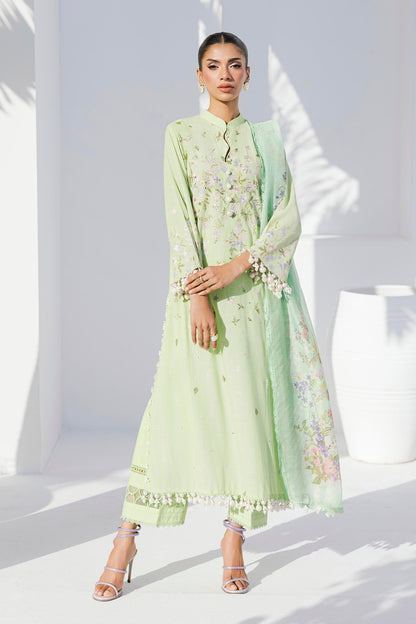 Sana Safinaz | Muzlin Summer 25 | 015B L Sage Lawn