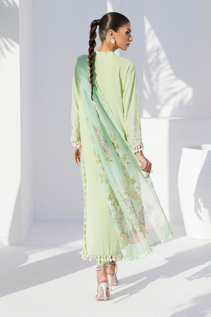 Sana Safinaz | Muzlin Summer 25 | 015B XL Sage Lawn