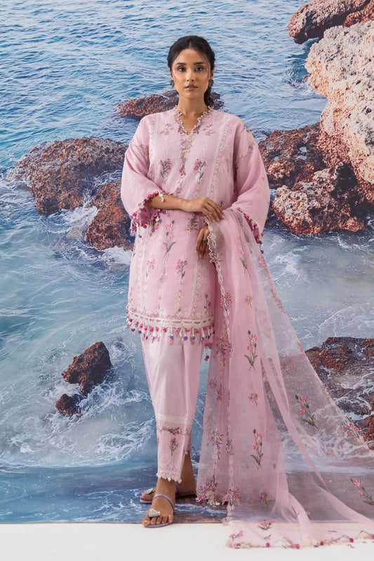 Sana Safinaz | Muzlin Summer 25 | 016B XS Lilac Lawn