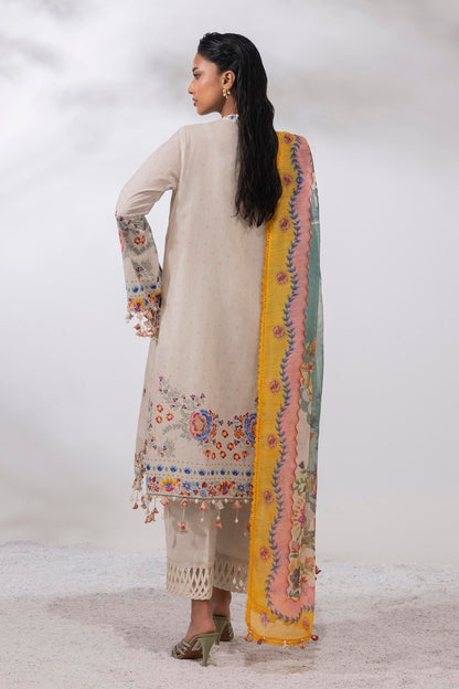 Sana Safinaz | Muzlin Summer 25 | 018A S Off White Lawn