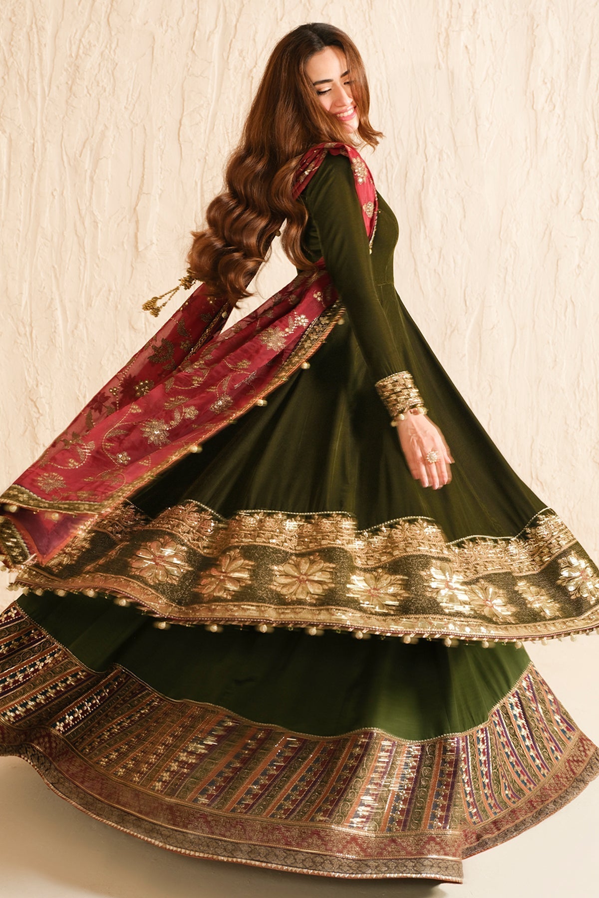 Jazmin | Velvet Edit 24 | Velvet Formal  VF-2036 - Pakistani Designer Dress - by Jazmin | Type: Formal - 100% Original at Saira Sultan