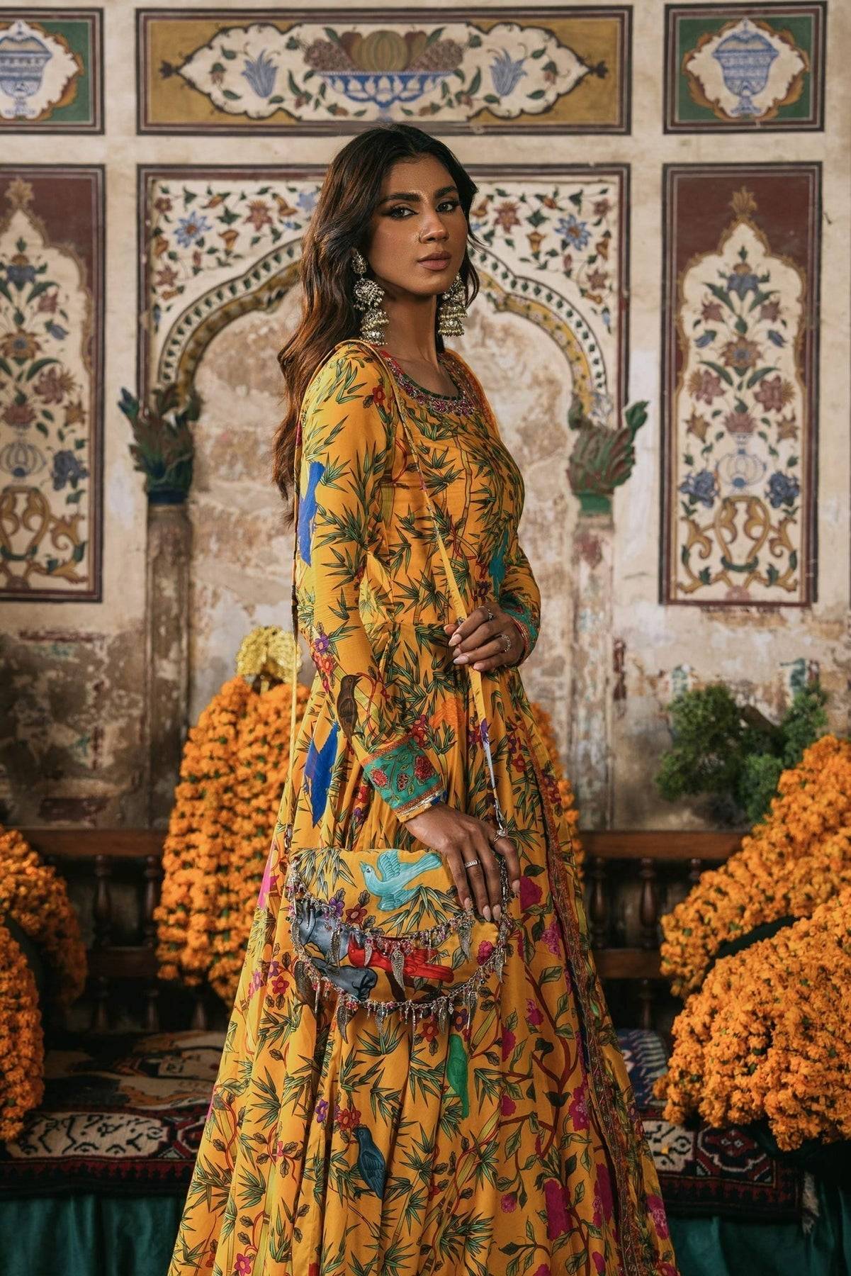 Fahad Hussayn | Lawn Banger | Magra - Pakistani Designer Dress - by Fahad Hussayn | Type: Ladies Clothes - 100% Original at Saira Sultan