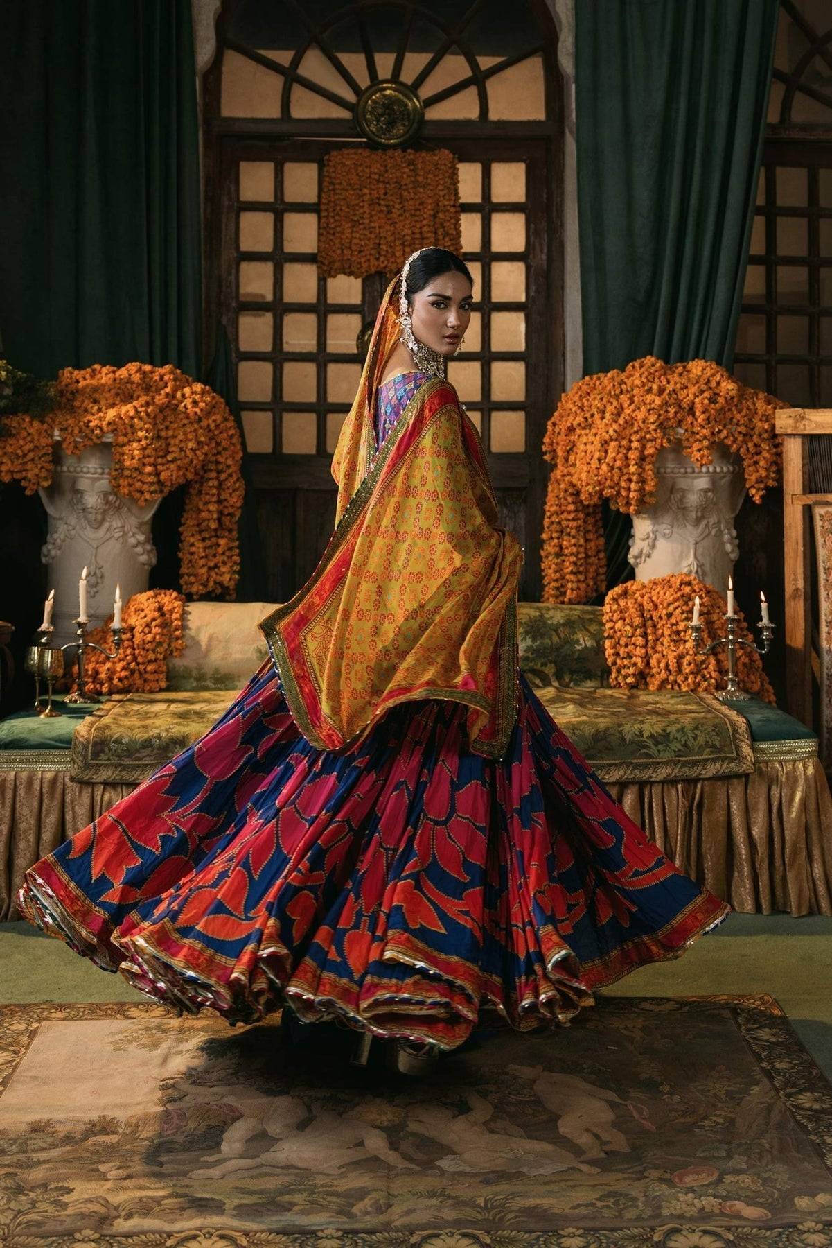 Fahad Hussayn | Lawn Banger | Maharana - Pakistani Designer Dress - by Fahad Hussayn | Type: Ladies Clothes - 100% Original at Saira Sultan