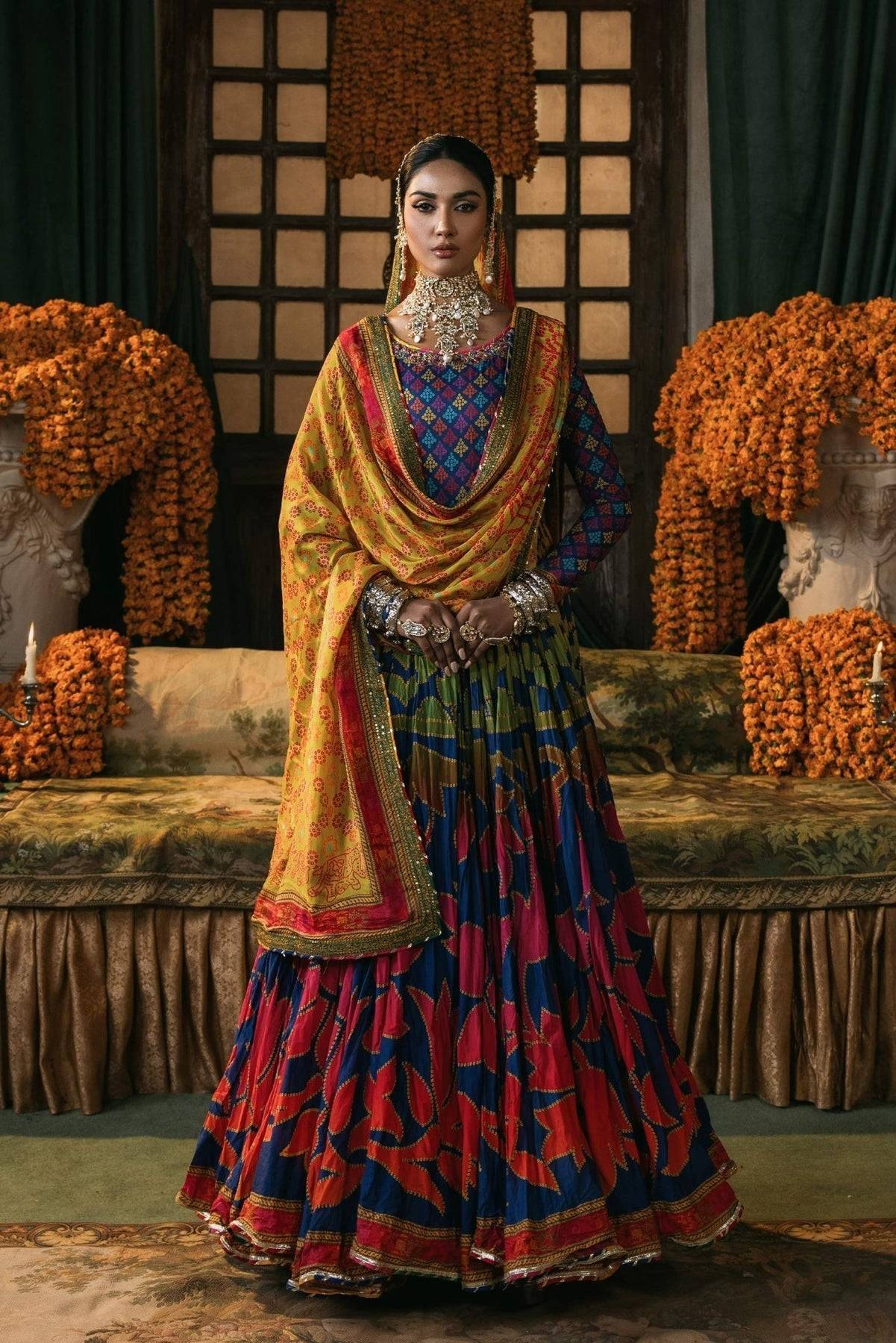 Fahad Hussayn | Lawn Banger | Maharana - Pakistani Designer Dress - by Fahad Hussayn | Type: Ladies Clothes - 100% Original at Saira Sultan