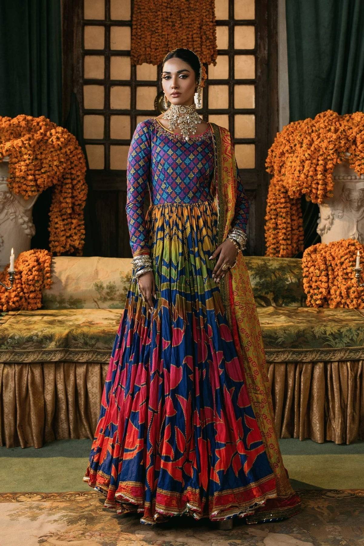 Fahad Hussayn | Lawn Banger | Maharana - Pakistani Designer Dress - by Fahad Hussayn | Type: Ladies Clothes - 100% Original at Saira Sultan