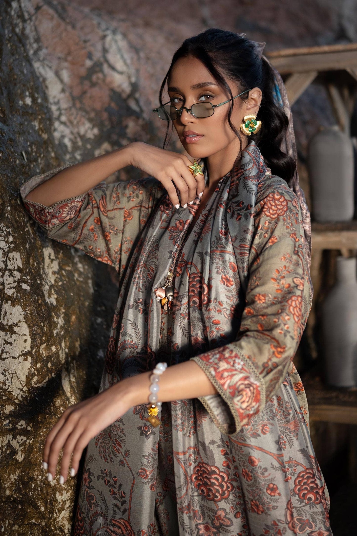 Sana Safinaz | Mahay Spring 24 | H241-016A-3CK - Pakistani Designer Dress - by Sana Safinaz | Type: Luxury - 100% Original at Saira Sultan