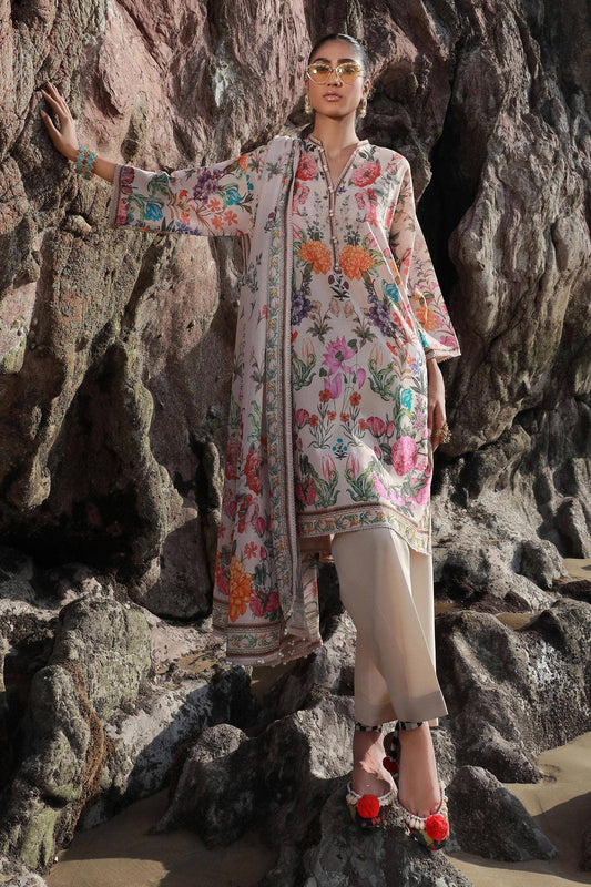 Sana Safinaz | Mahay Spring 24 | H241-019B-3CS - Pakistani Designer Dress - by Sana Safinaz | Type: Luxury - 100% Original at Saira Sultan