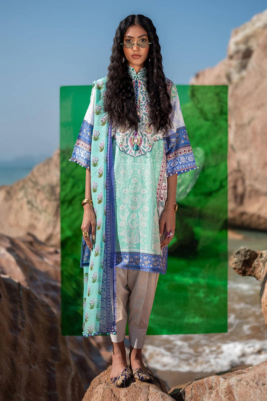 Sana Safinaz | Mahay Spring 24 | H241-003B-2BI - Pakistani Designer Dress - by Sana Safinaz | Type: Luxury - 100% Original at Saira Sultan
