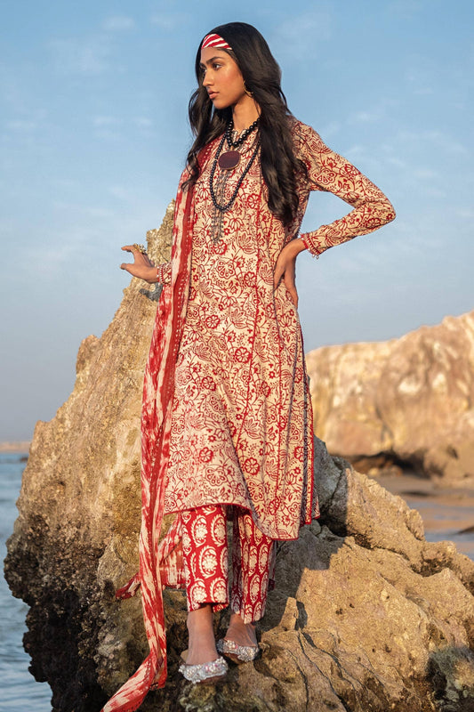Sana Safinaz | Mahay Spring 24 | H241-008B-3CG - Pakistani Designer Dress - by Sana Safinaz | Type: Luxury - 100% Original at Saira Sultan