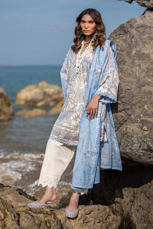 Sana Safinaz | Mahay Spring 24 | H241-009A-2DD - Pakistani Designer Dress - by Sana Safinaz | Type: Luxury - 100% Original at Saira Sultan