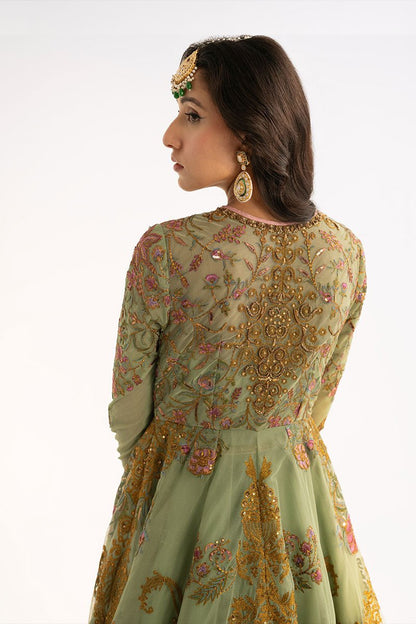 Fahad Hussayn | Ashk o Atar | MAHDIYAR M Sage Green Net
